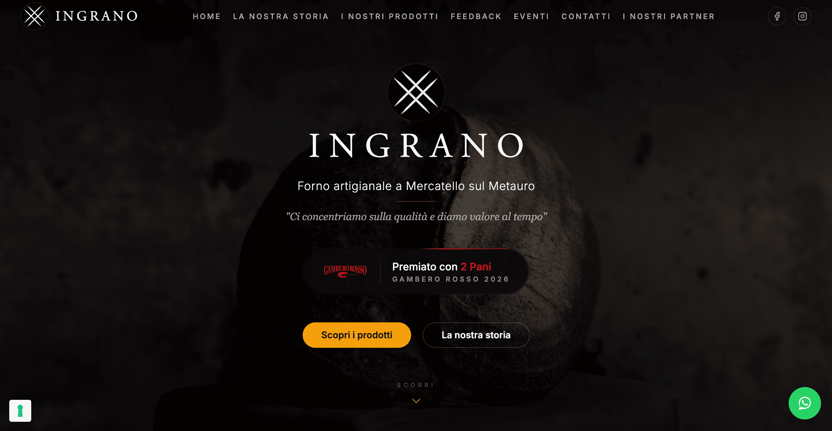 Anteprima sito Forno Ingrano